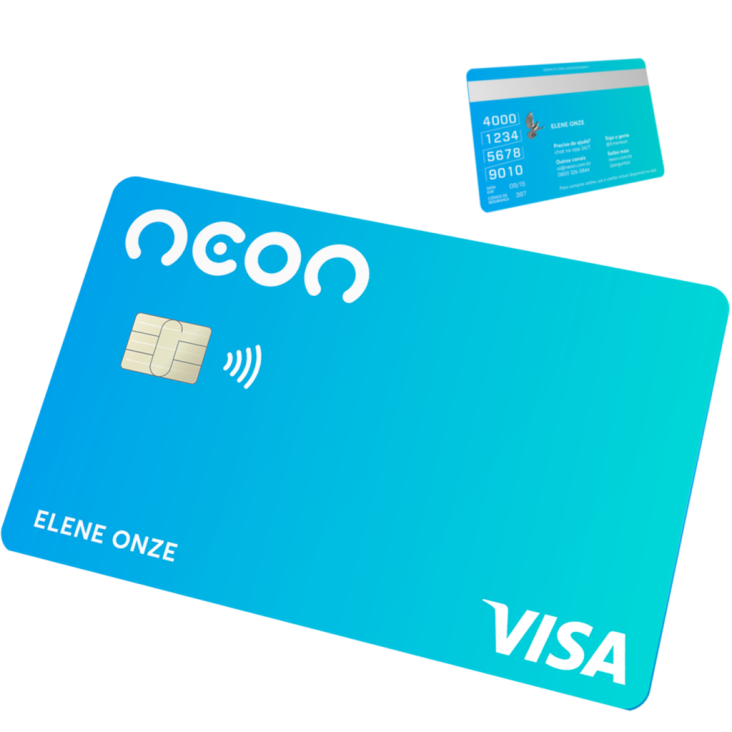 cartão de crédito neon
